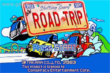Cover Road Trip: Shifting Gears for Game Boy Advance